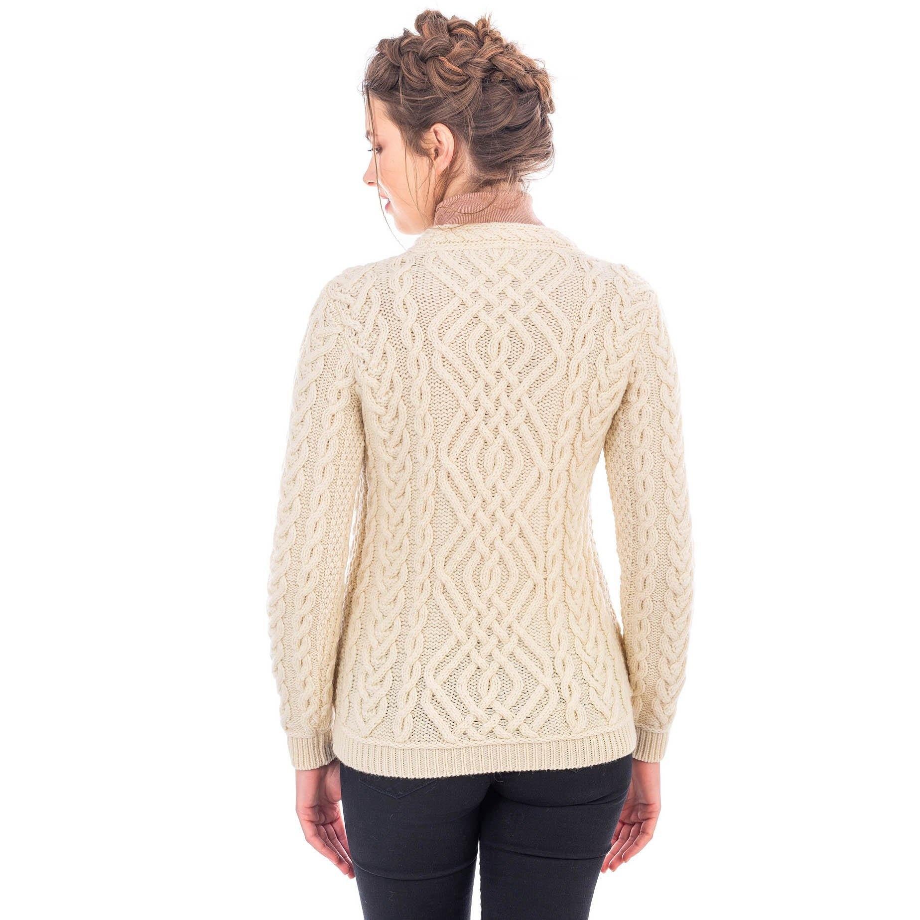 Cable Knit Crew Sweater - celticgoods