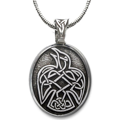 Celtic Raven Pendant - celticgoods