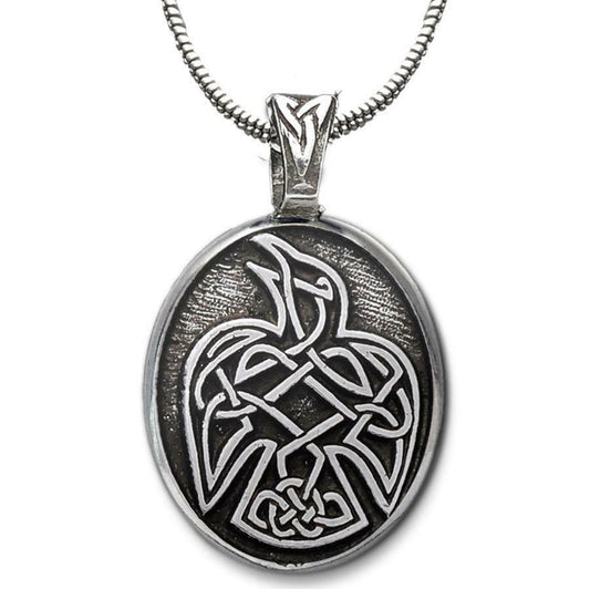 Celtic Raven Pendant - celticgoods