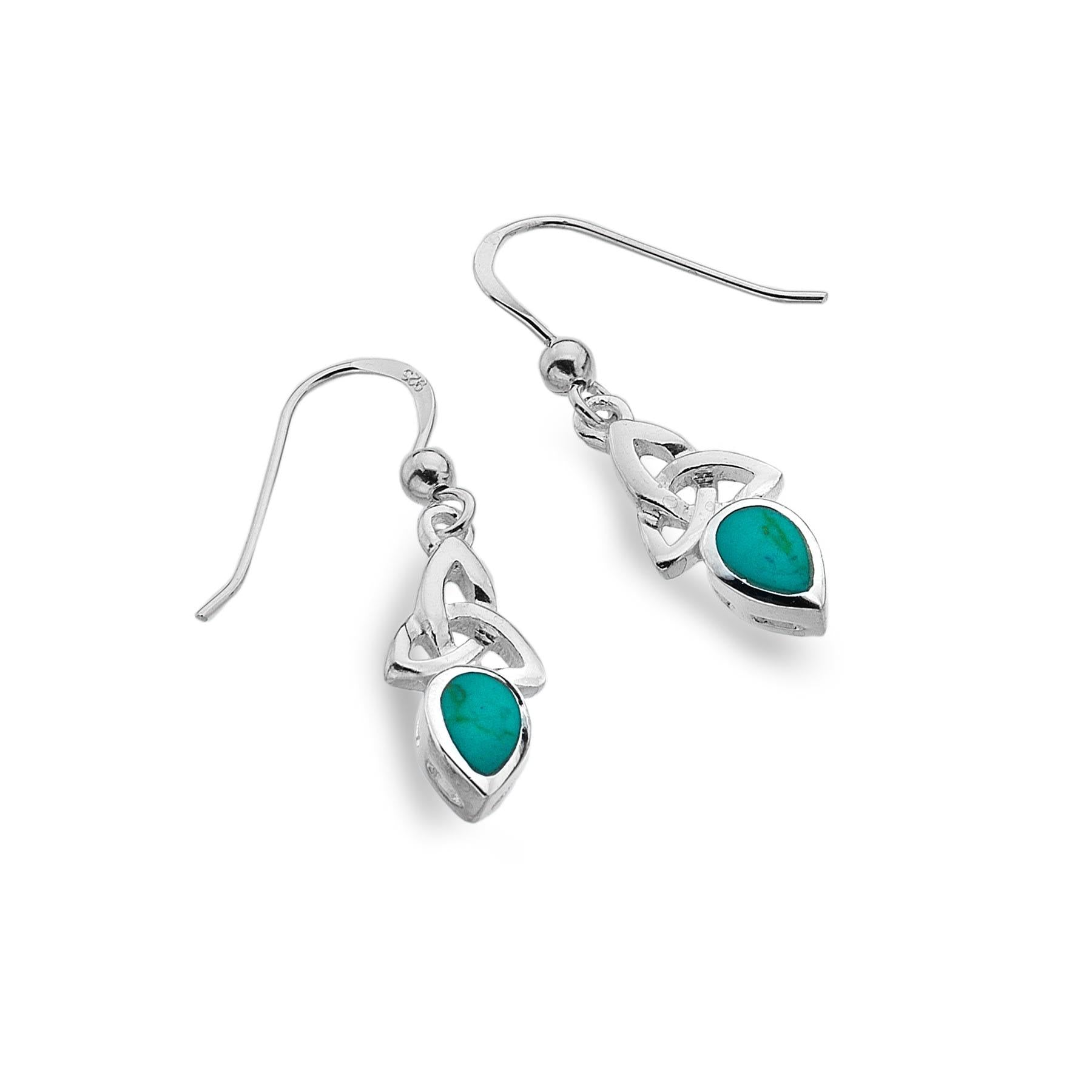 December - Turquoise - Birthstone Earrings - celticgoods