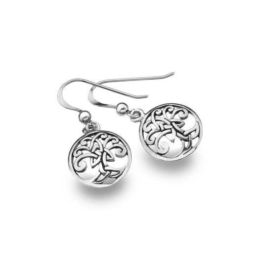 Celtic Tree of Life Round Earrings - celticgoods