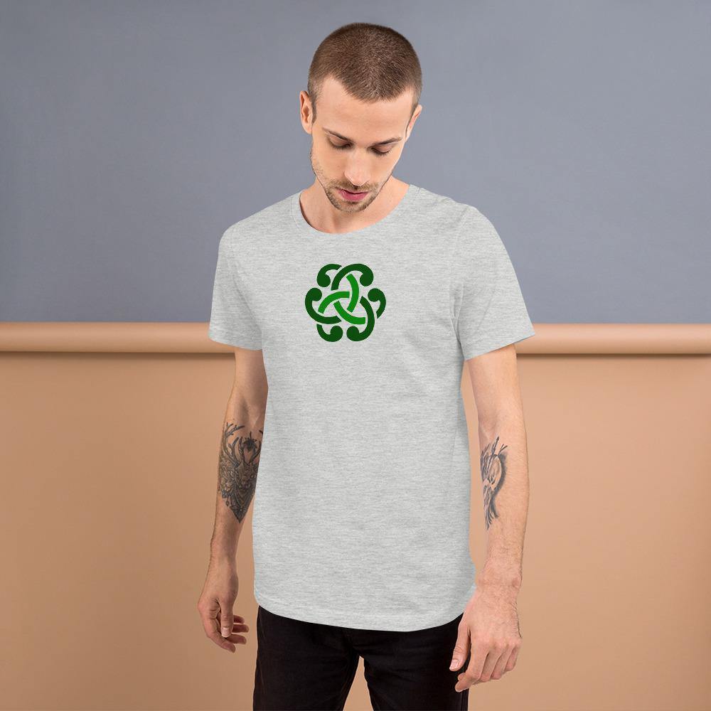 Green Knots Short-Sleeve Unisex T-Shirt - celticgoods