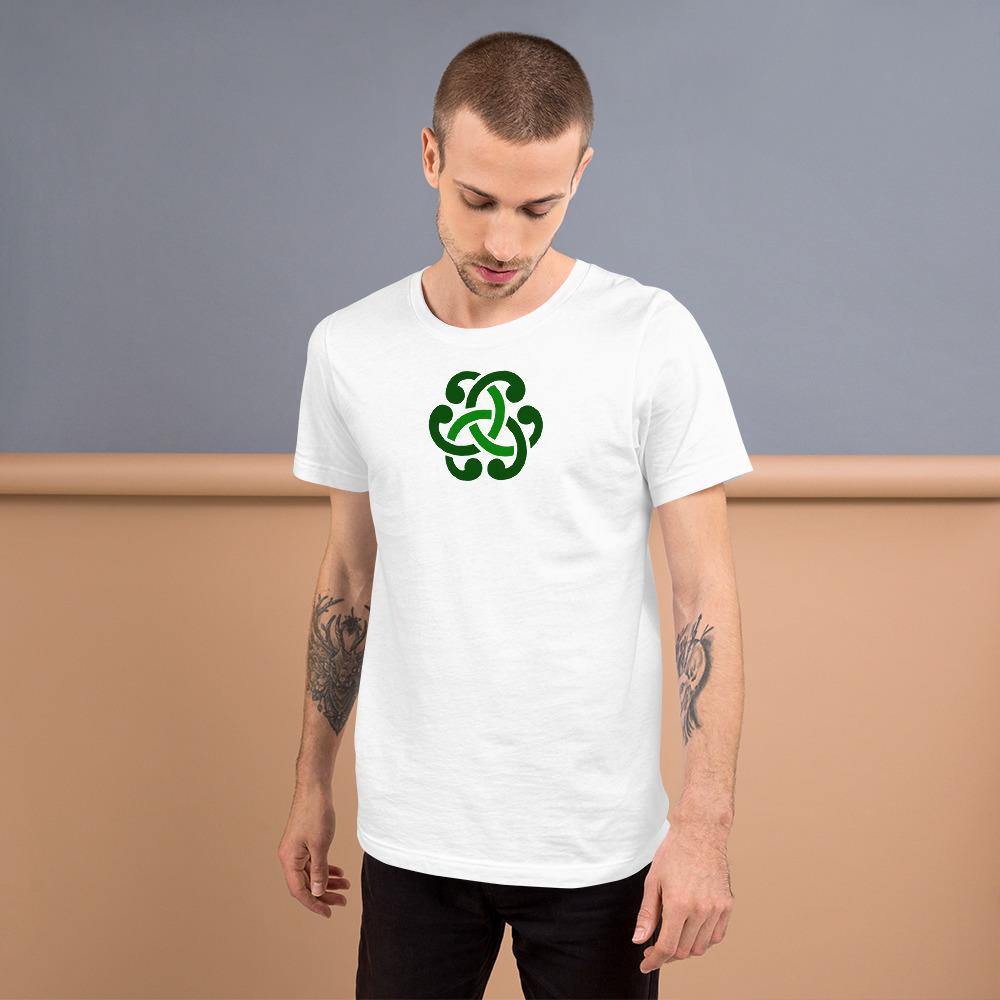 Green Knots Short-Sleeve Unisex T-Shirt - celticgoods
