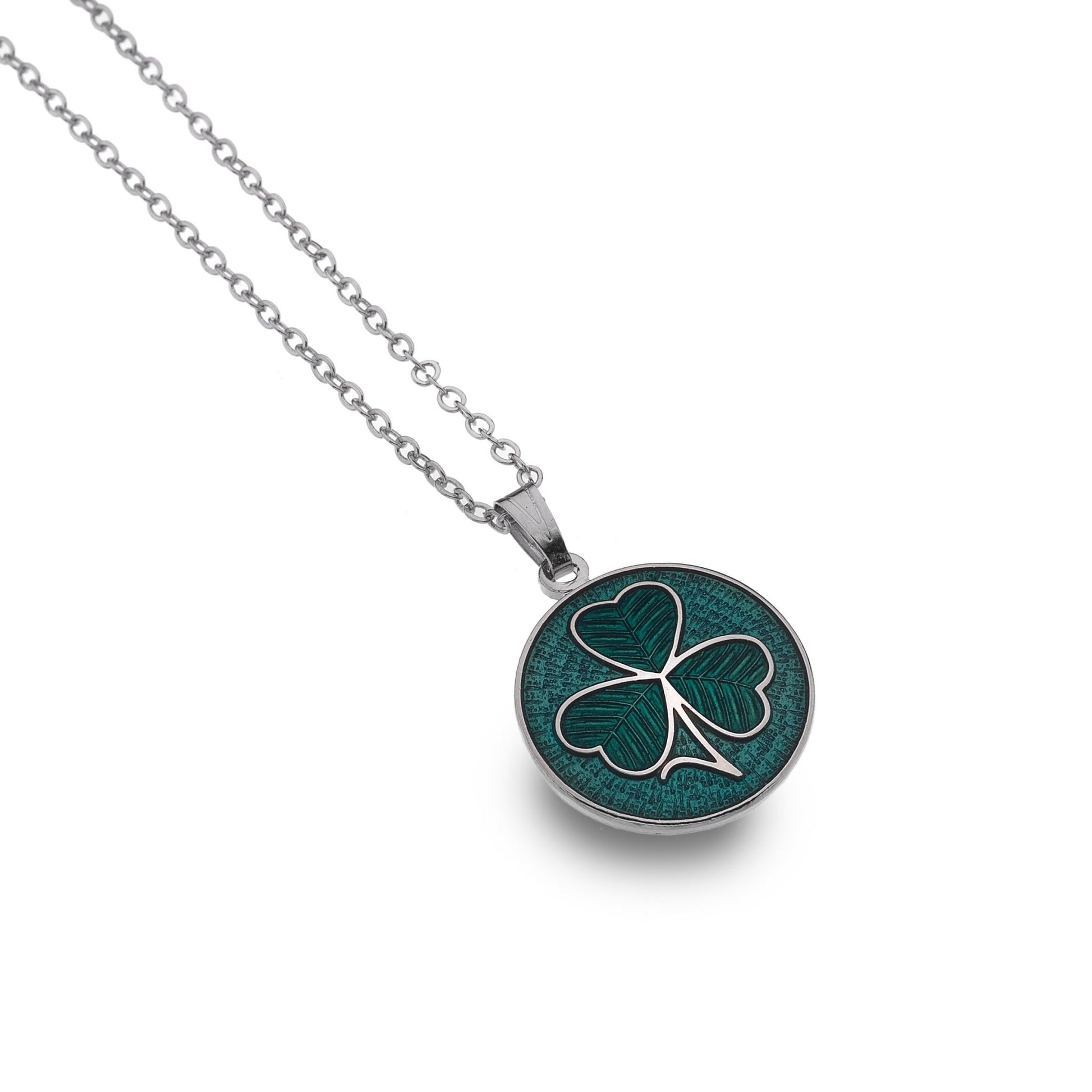 Irish Circle Shamrock Necklace - celticgoods