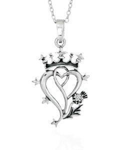 Luckenbooth and Thistle Charm Necklace - celticgoods