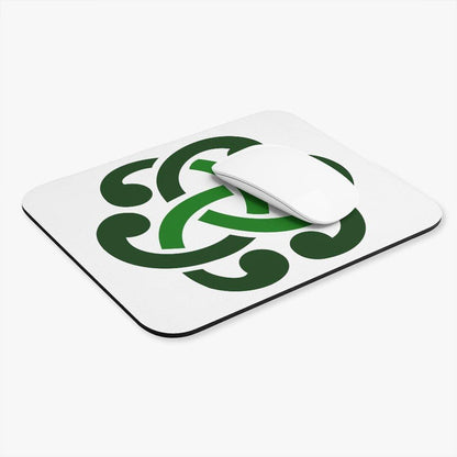 Green Celtic Knots Mouse Pad (Rectangle) - celticgoods