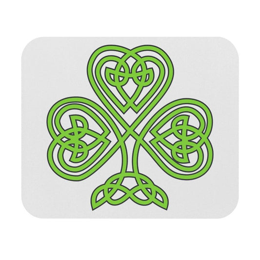 Knotted Shamrock Mouse Pad (Rectangle) - celticgoods