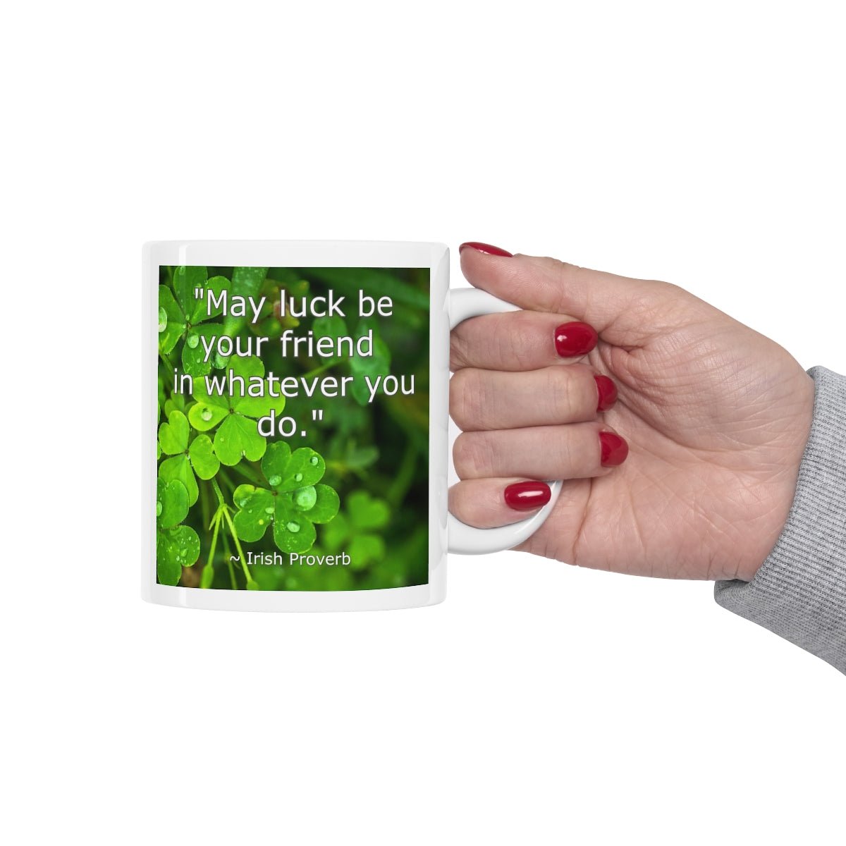 Celtic Sayings Mug - Luck - 11oz - celticgoods