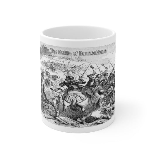The Battle of Bannockburn - 11oz Mug with caption - celticgoods