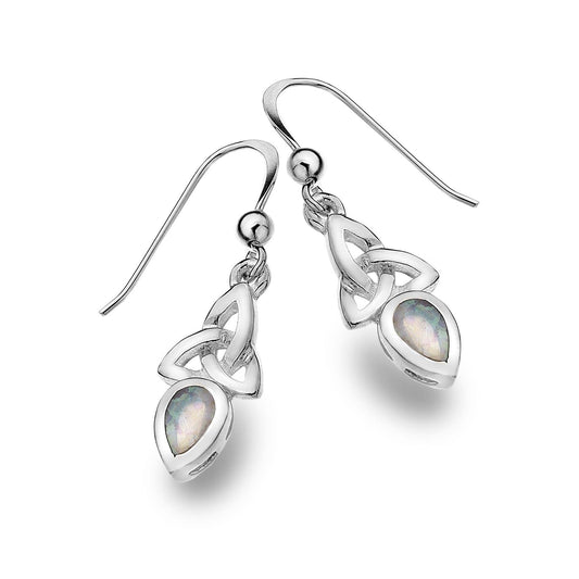 October - Opal (Synthetic stone) - Birthstone earrings - celticgoods