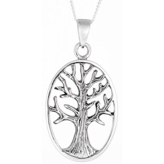 Oval Tree Of Life Necklace - celticgoods