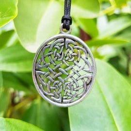 Handmade Circular Celtic Knot Pendant - celticgoods