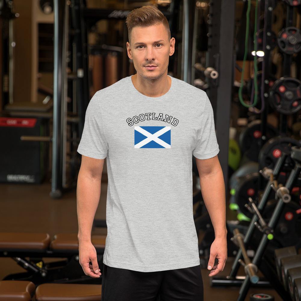Scotland Country and Flag Short-Sleeve Unisex T-Shirt - celticgoods
