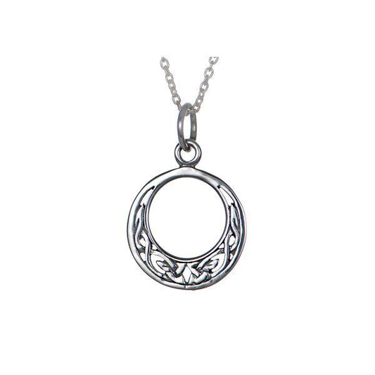 Small Round Knotwork Necklace - celticgoods